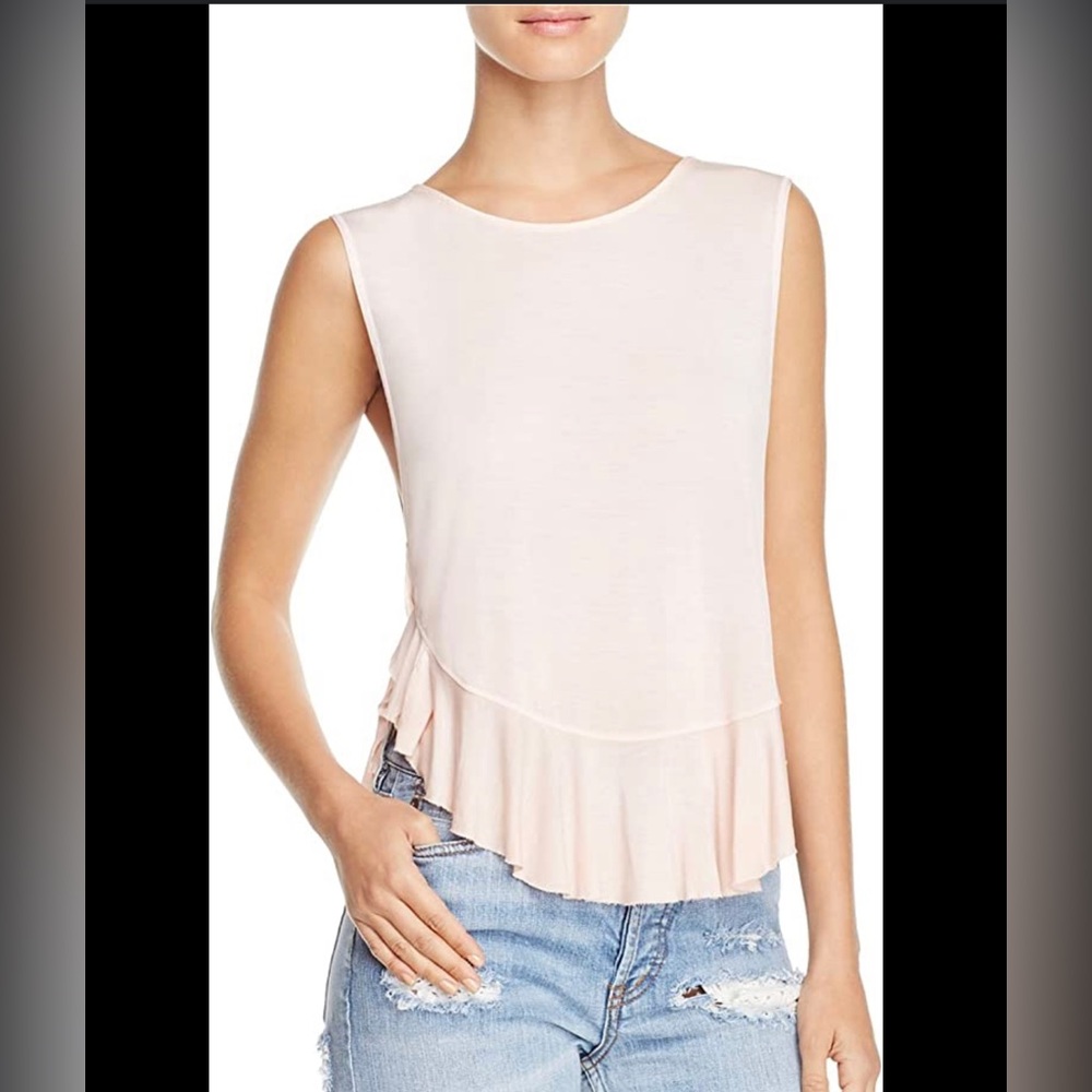 NWT free people ruffle tank